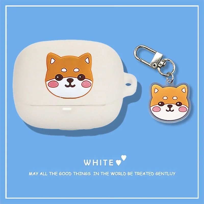 Funda blanda de silicona con dibujos animados en 3D para QCY MeloBuds Pro, funda protectora para auriculares inalámbricos Bluetooth para QCY MeloBuds Pro ANC - imagen 5