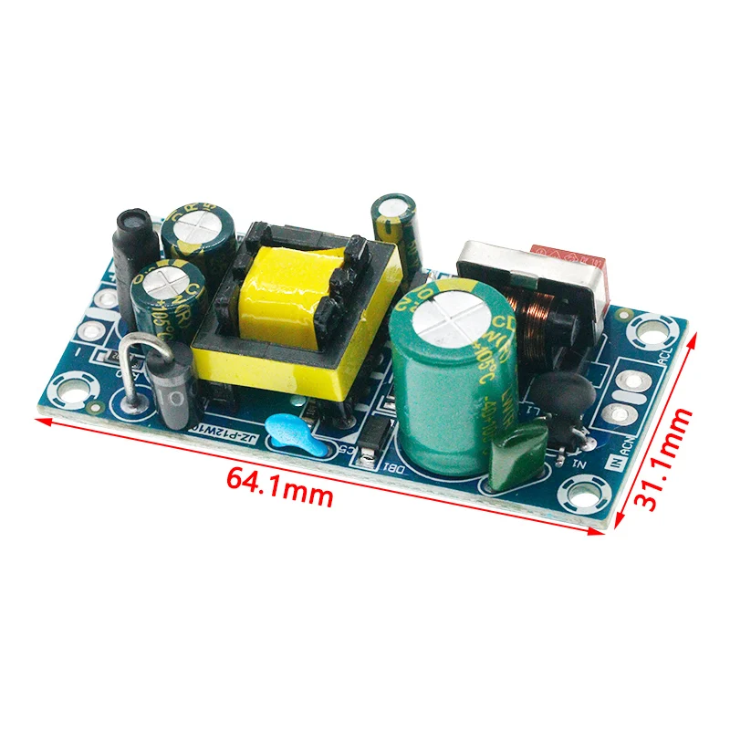 Módulo de fuente de alimentación conmutada, placa de circuito desnudo de 85-264V a 5V 2A para reemplazo/Reparación de 12V 1a, AC-DC, 5V 2A 10W - imagen 3
