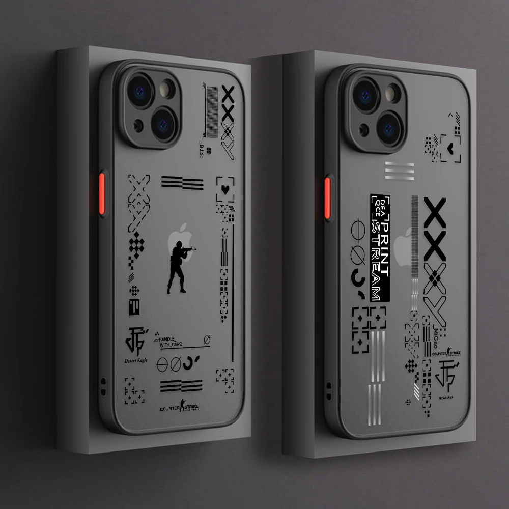Funda de teléfono Counter Strikes CSGO para Xiaomi Redmi Note 13, 12, 11, 10, 10A, 10X 9 Prime, 9S, 8 Pro Plus, 4G, 5G, cubierta dura transparente - imagen 2