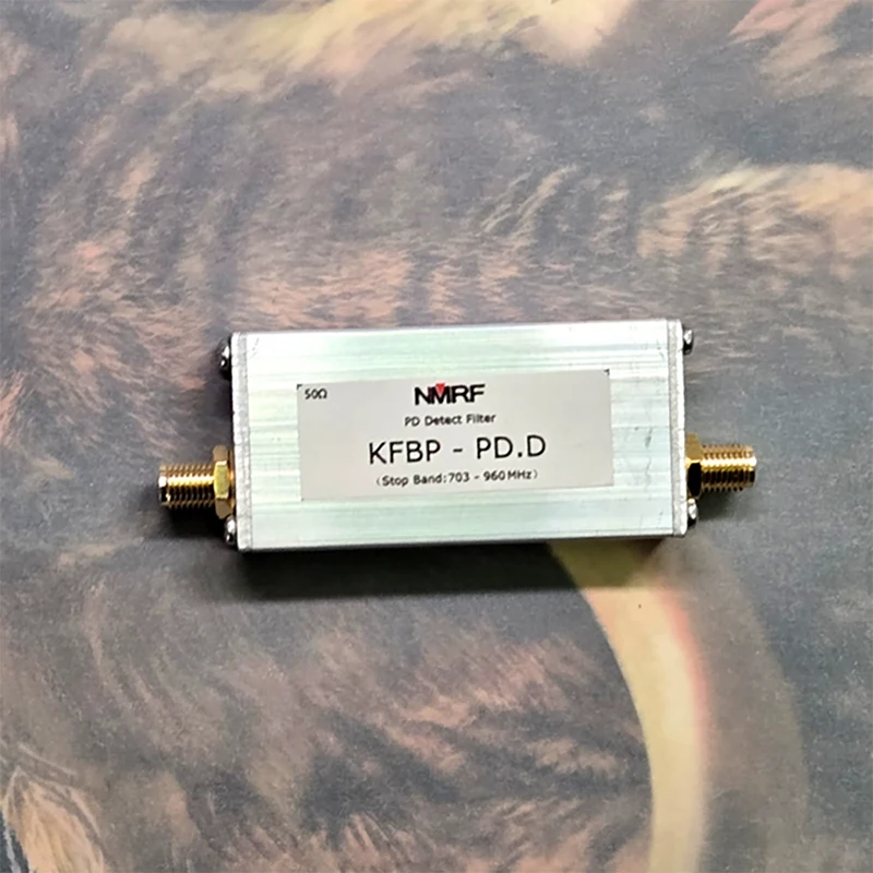 Filtro de parada de banda Notch-UHF para detección de descarga parcial en el sitio, rechaza la interferencia 3G/5G/RFID - imagen 5