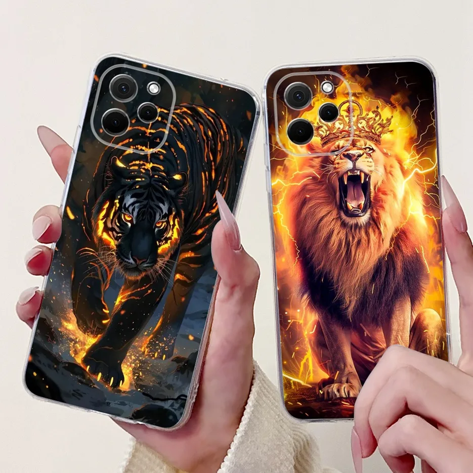 Para Huawei Nova Y61 funda EVE-LX9 nueva funda pintada de lujo funda de teléfono de silicona suave para Huawei Nova Y62 Plus NovaY61 NovaY62 bolsas - imagen 3