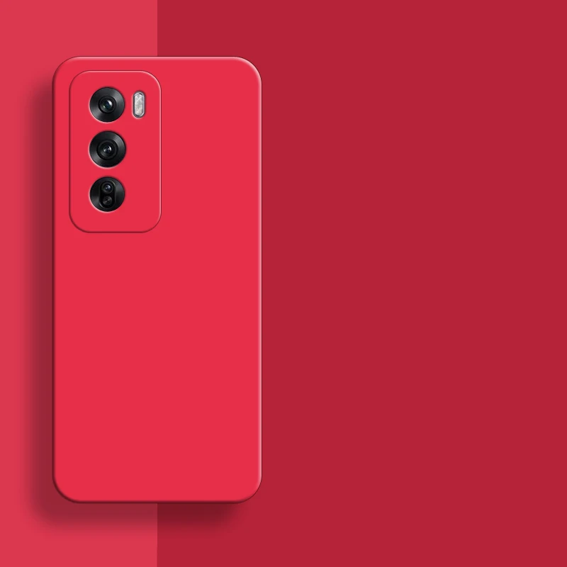 Funda protectora de silicona líquida Original para OPPO Reno12 5G, cubierta de 6,7 pulgadas, parachoques nuevo - imagen 4