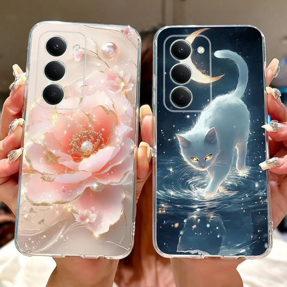Funda de teléfono con pintura bonita para Xiaomi Redmi 15 5G Note 15R, fundas de silicona suave TPU para Redmi Note15R Redmi15 5G, parachoques - imagen 4