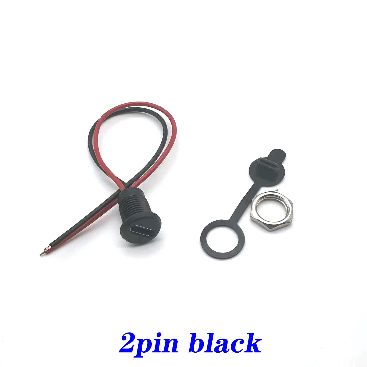 2pin black
