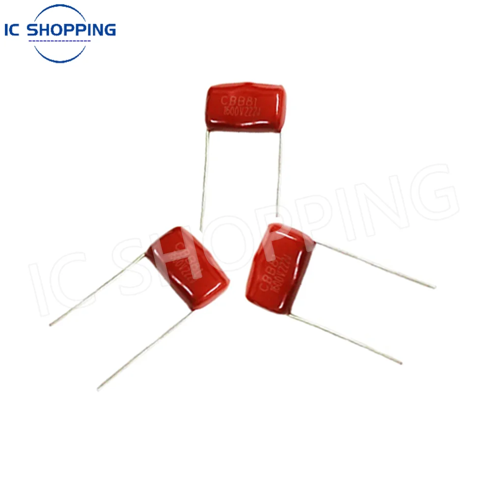 Condensador de película de polipropileno, 10 piezas, CBB 1600V222J 1600V 222J1600V 0,0022 UF 2200PF 2.2NF, Paso 15M - imagen 2