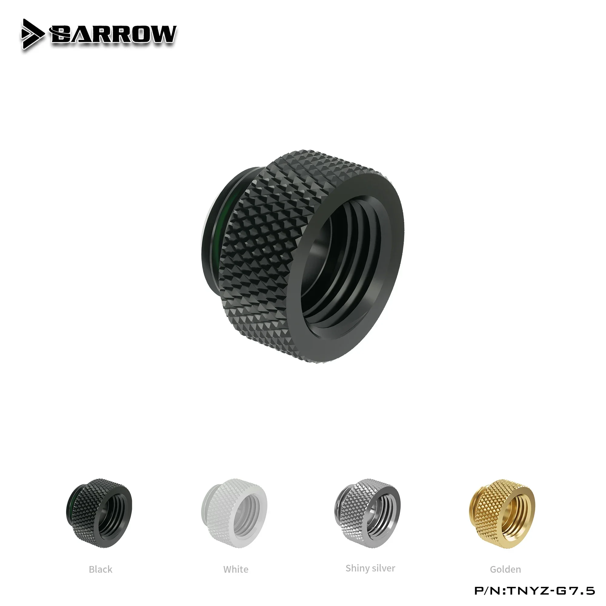 Base de montaje de extensión de computadora Barrow, conector extensible de hardware de refrigeración por agua macho-hembra a opción de 7,5 mm-40 mm, 4 colores - imagen 3