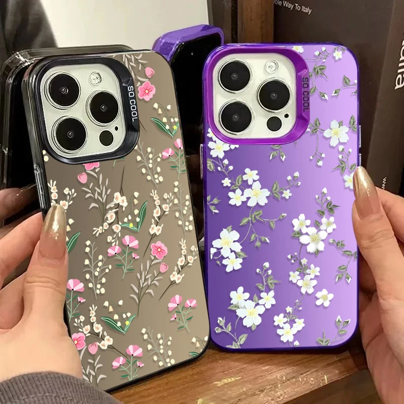 Hermosas flores funda rígida para Xiaomi 11 Lite 5G NE 14T POCO X6 M5S 14 13 13T 12T Pro X7 X5 X3 NFC F4 GT F5 F6 M6 Pro 4G Etui - imagen 2