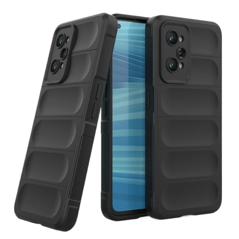 Funda trasera de silicona líquida para móvil, carcasa anticaída a prueba de golpes para OPPO Realme GT Neo 2 Neo 3T 5G - imagen 2