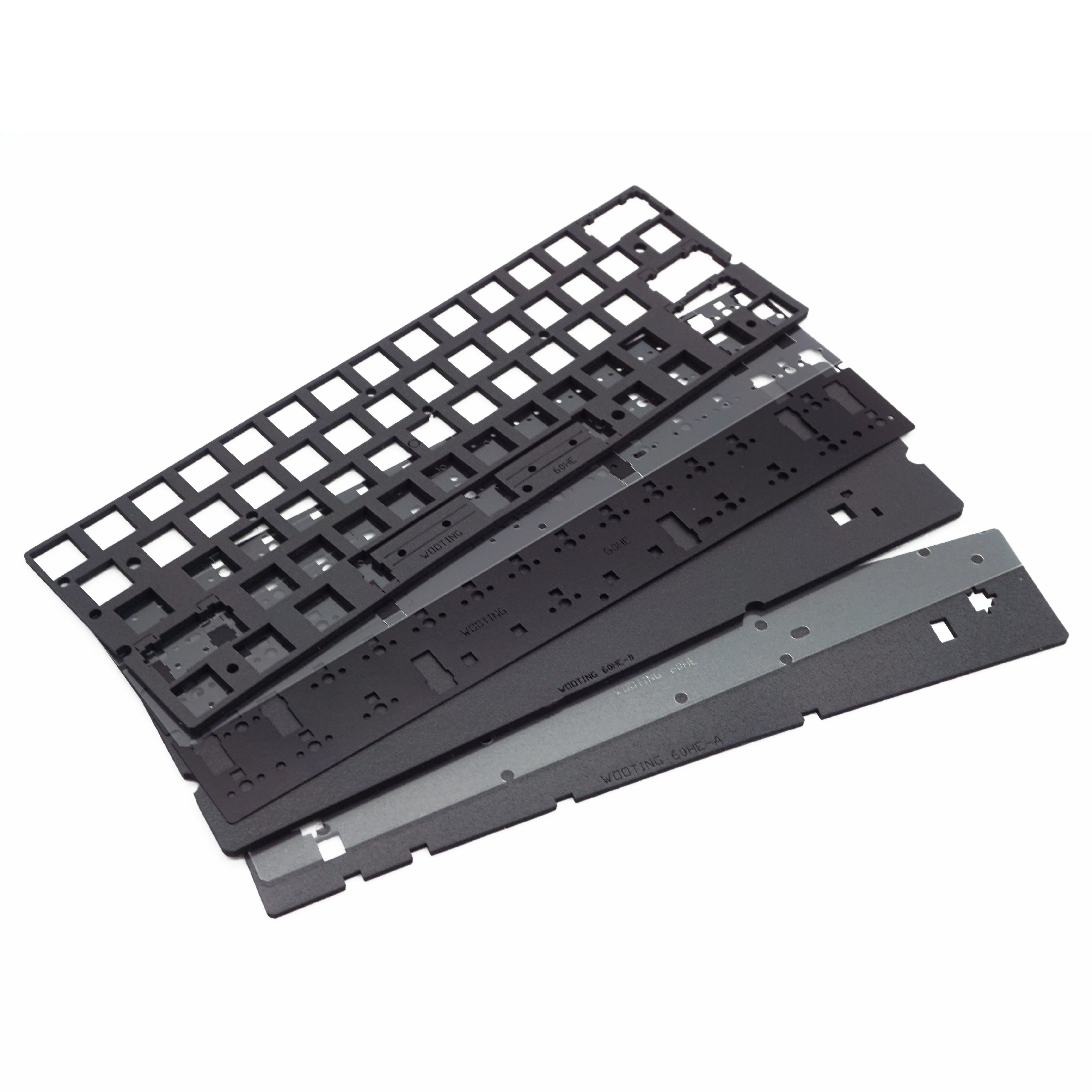 Keebox Wooting60 versión ABS teclado paquete de sonido placa de escritura de espuma hoja de interruptor de espuma inferior de espuma para Wooting60HE