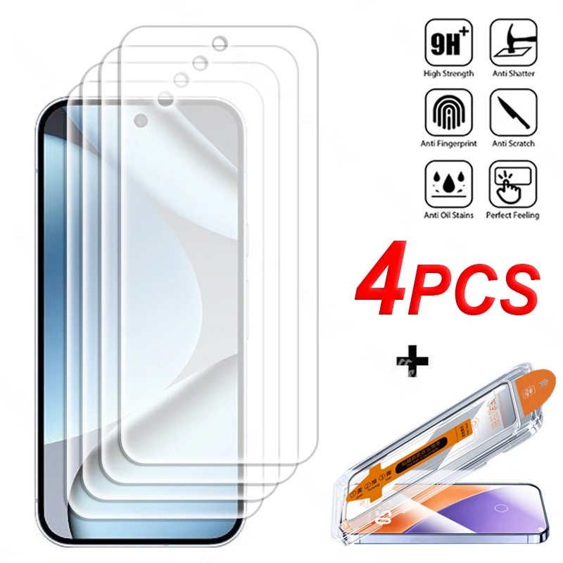 Vidrio de fácil instalación sin polvo para Google Pixel 10 Pro, película protectora de pantalla de vidrio templado Pixel 10 Pro XL 9 Pro XL 9a - imagen 2