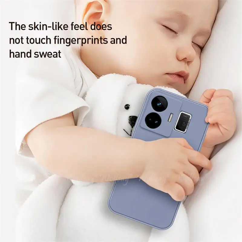 Para Realme GT3 funda de silicona líquida oficial Protector de goma funda de teléfono para Realme GT3 funda Realme GT 5 3 GT2 Pro GT - imagen 4