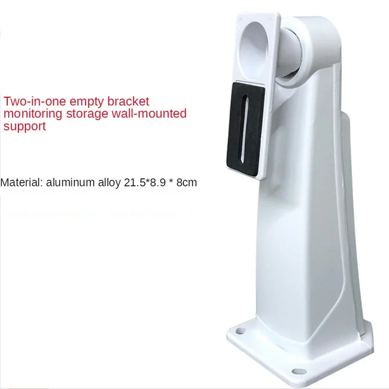 Soporte de caja impermeable para Monitor, Base de cámara de pico de pato de aleación de aluminio para exteriores, almacenamiento de gran espacio, soporte dos en uno - imagen 2