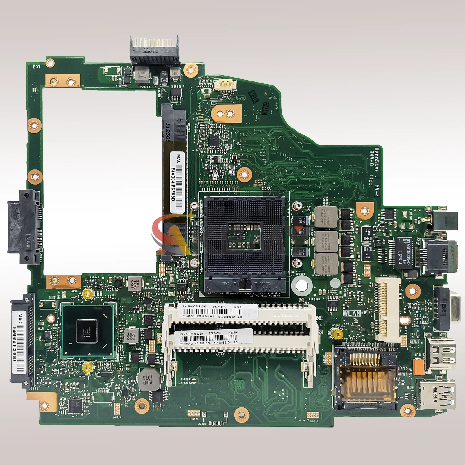 Placa base para ordenador portátil K43SA para ASUS K43S A43S X43S K43SJ K43SV K43SD K43SM placa base para portátil en stock 100% pruebas OK envío rápido - imagen 3