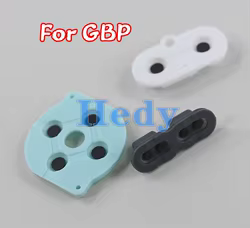 100 juegos de accesorios para sistema de juego para Gameboy Pocket GBP, almohadillas de silicona con botón conductor de goma A B d-pad, teclado de selección de inicio