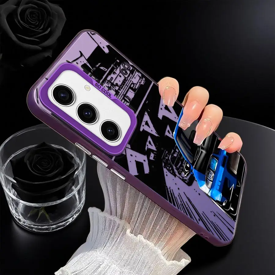 Case for Samsung Galaxy A22 A52 A25 A53 A24 A26 A36 A32 A23 A73 A33 A34 Back Phone Cover Japanese Drift Car - imagen 2