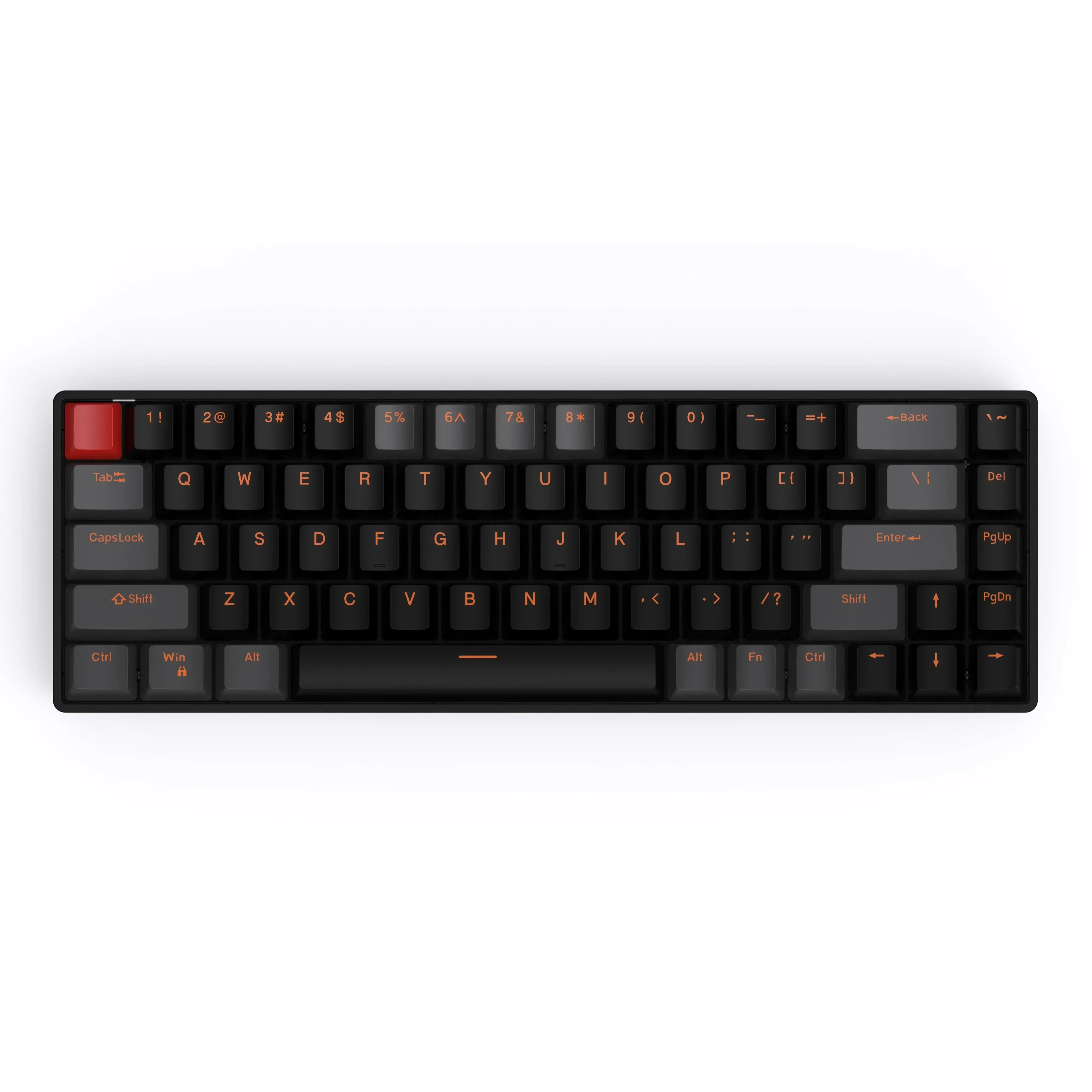 Teamwolf Raven68 teclado de jugador con interruptor magnético con cable 68 teclas teclados mecánicos gatillo rápido intercambio en caliente Rgb Fps teclado para juegos - imagen 3