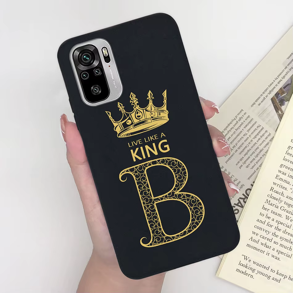 Funda Silicona Xiaomi Redmi Note 10 / 10S – Letras Antigolpes