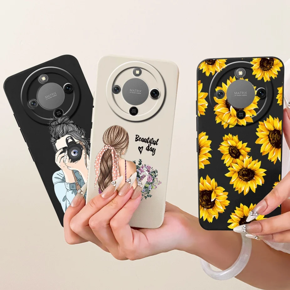 Para Honor X70 funda Honor X9d MTN-NX1 elegante arte pintado funda de silicona suave para Honor Magic 8 Lite HonorX9d HonorX70 Shell - imagen 4