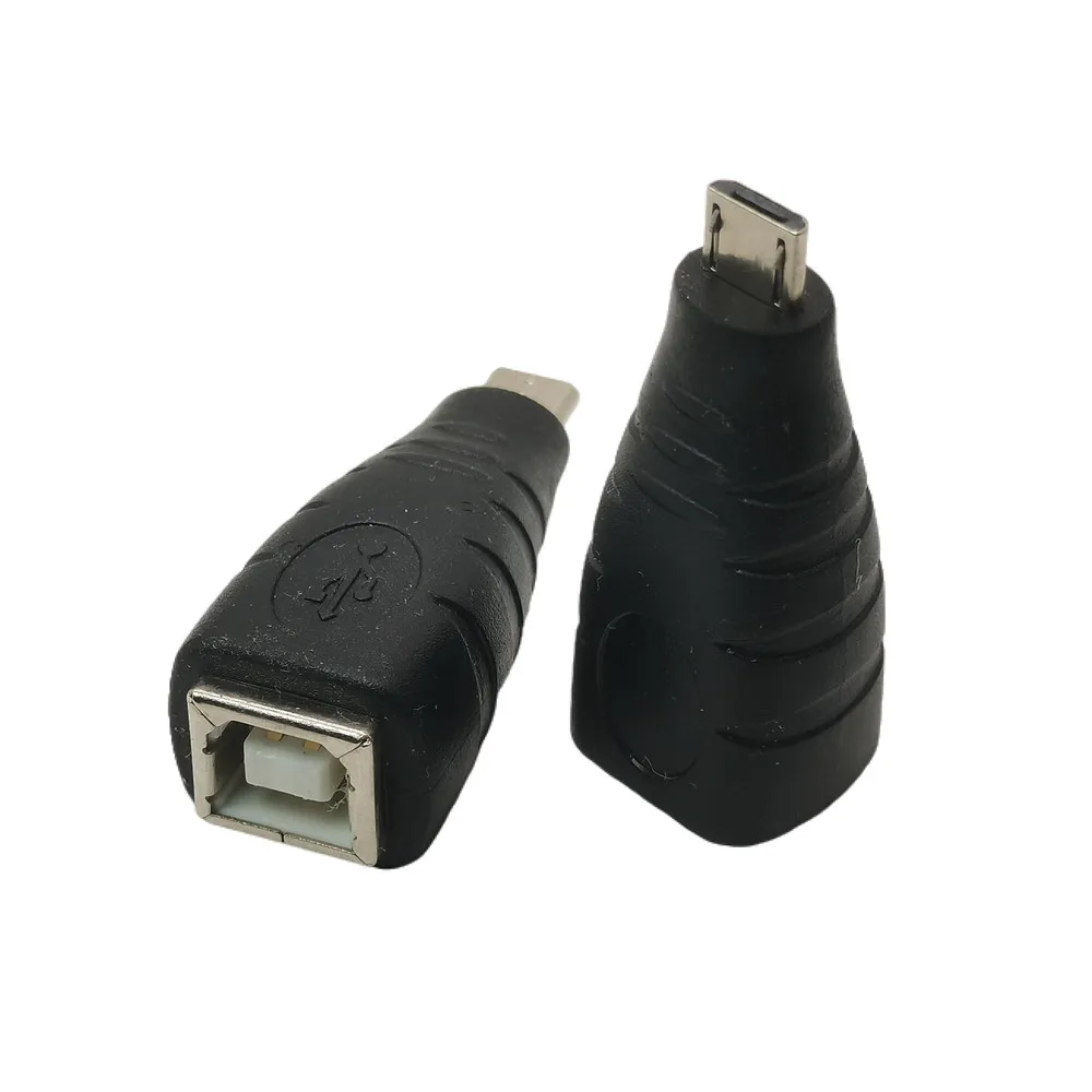 Adaptador de conector tipo USB 2.0 B, mini-USB micro-USB tipo C macho a USB B (MIDI) hembra adaptador de extensión de datos y alimentación - imagen 4