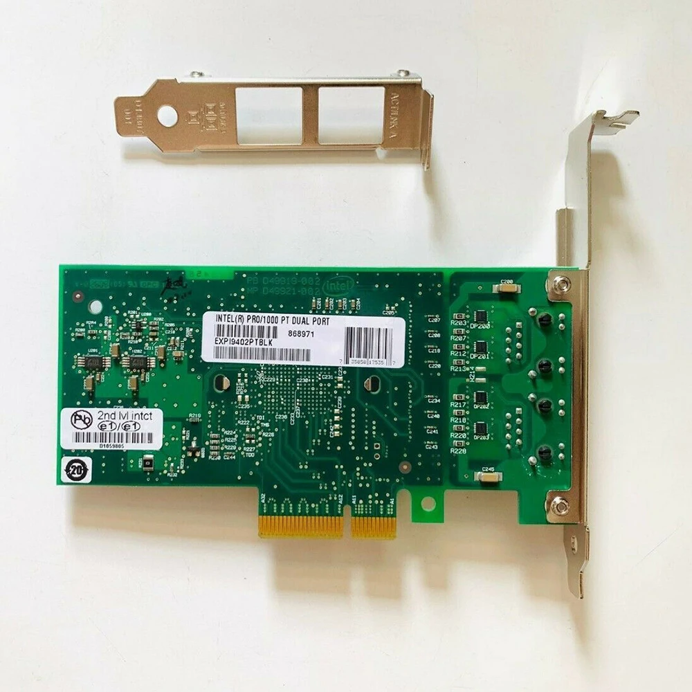 Para tarjeta de red Gigabit Ethernet de doble puerto Intel EXPI 9402PT 1G 1000PT - imagen 5