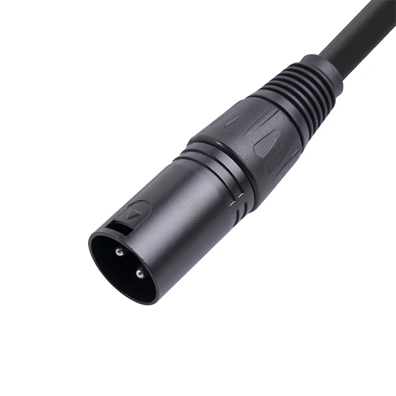 Cable divisor XLR de 50cm, Cable divisor Y XLR macho a doble XLR hembra de 3 pines, 1 macho a 2 hembra, Cable divisor XLR Y - imagen 5