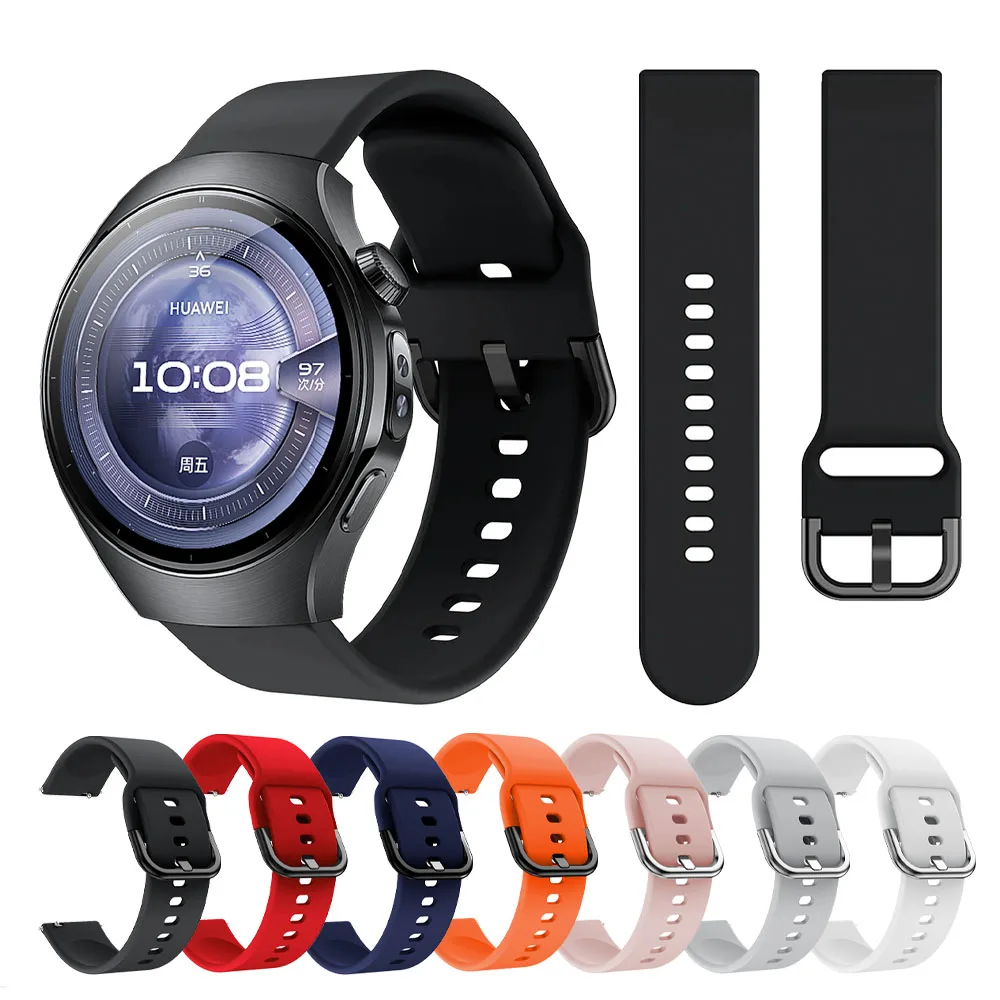 Correa de silicona de 22mm y 20mm para HUAWEI WATCH GT 5 GT4 Pro, Reloj de pulsera de 46mm 5 4/GT 3 2 42mm HONOR Magic Watch 4 GS 3 Band Correa