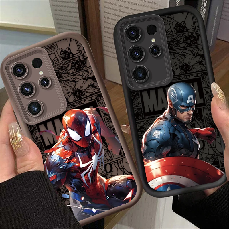 Funda blanda Marvel Spider Man para Samsung Galaxy S24 S23 S25 Ultra S22 S21 Plus FE A56 A36 A26 A16 A06 A15 A25 A35 A55 5G - imagen 2