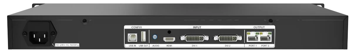 Procesador de vídeo LED X2s, controlador de vídeo profesional, Colorlight - imagen 2