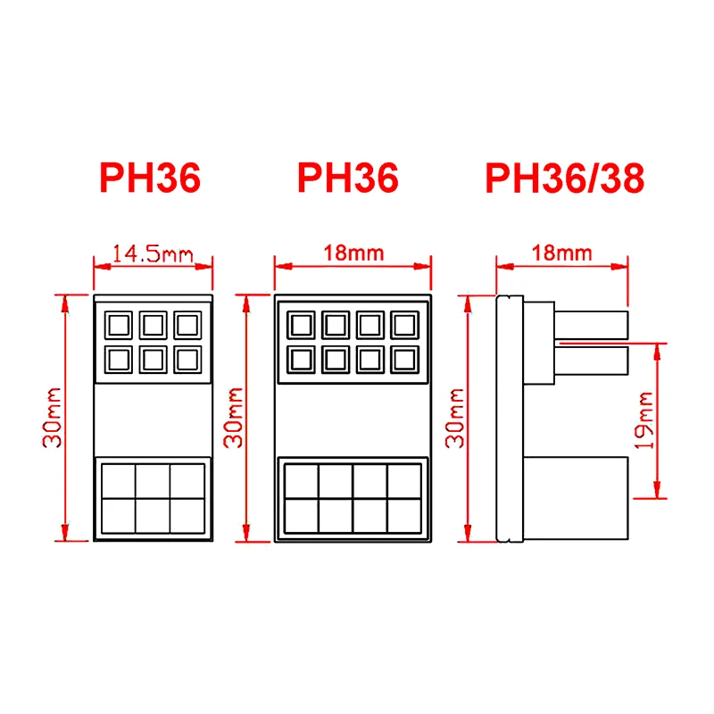 1 Uds. Adaptador de fuente de alimentación de tarjeta gráfica codo 180 ° , Solución de artefacto de cableado giratorio PCI-E 6Pin/8Pin del conector de dirección de GPU PSU - imagen 5