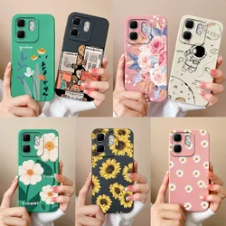 Funda Infinix Smart 9 antigolpes flores pintadas – protección total