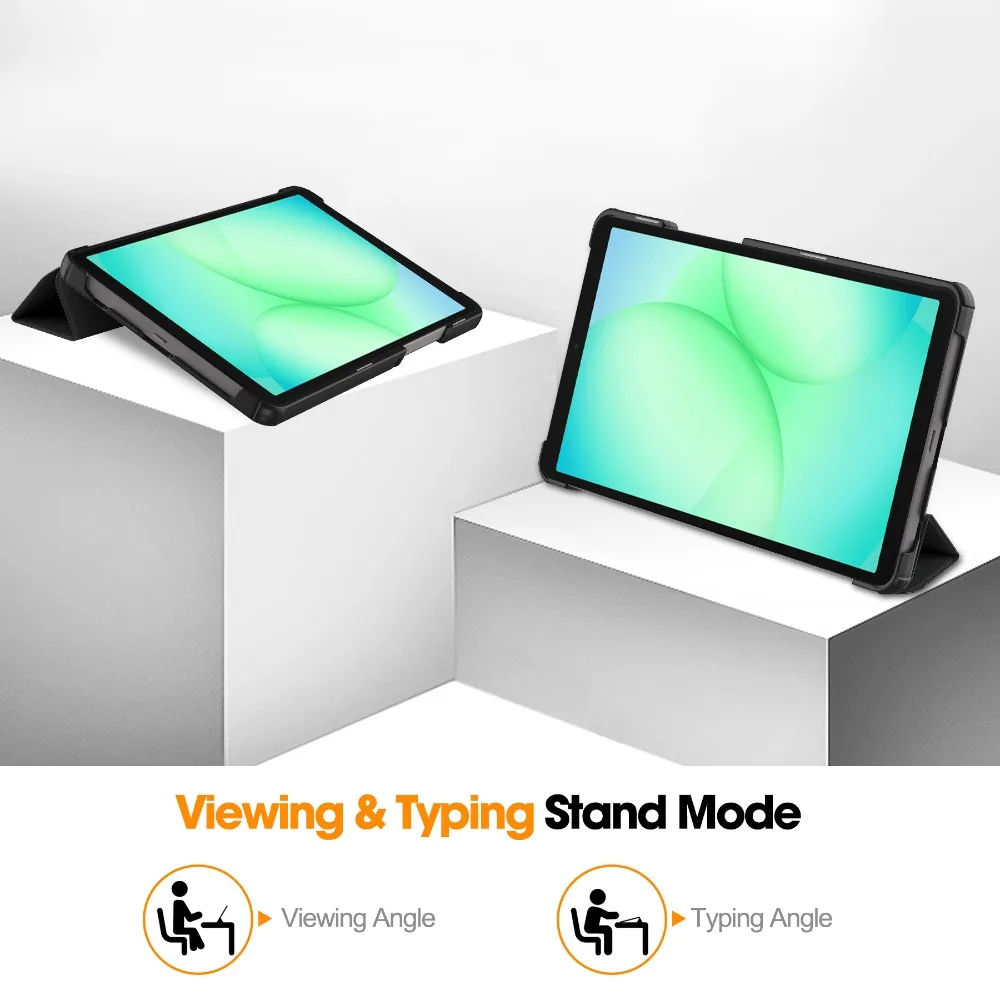 Para Samsung Galaxy tab A11 8,7 ''2025 soporte plegable funda para tableta inteligente para Samsung galaxy tab A11 SM-X133 SM-X135 funda - imagen 3