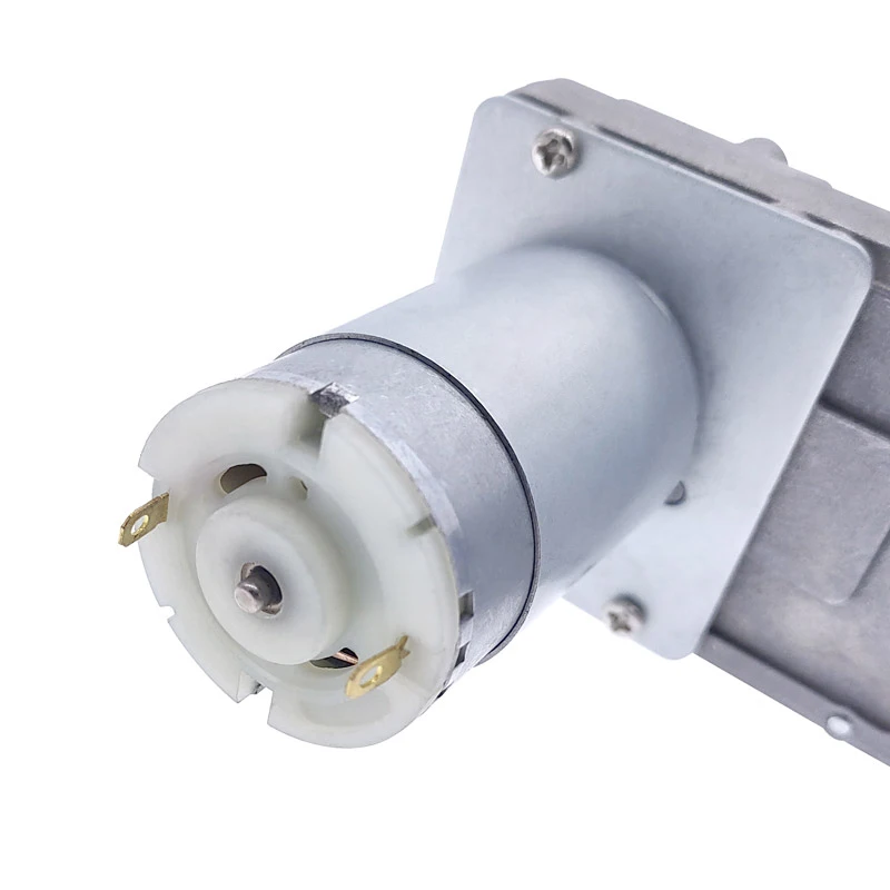 Motor Reductor Helicoidal 12V CC Alto Par Engranaje Metal Bloqueo Inverso - imagen 5