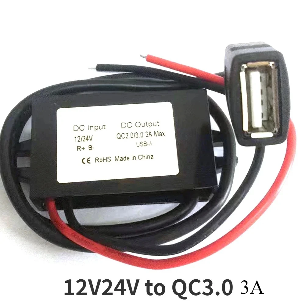 15W 12V 24V a 5V 3A DC-DC convertidor reductor regulador módulo de fuente de alimentación Mini USB Micro USB macho hembra tipo C adaptador - imagen 5
