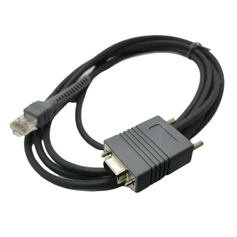 Compatible nuevo escáner Ls2208 2m RJ45 a RS232 Cable Com para Symbol Motorola LS1203 LS2208 LS4208 LS3008 escáner de código de barras