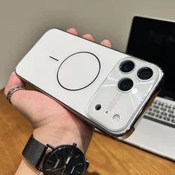 Funda MagSafe para iPhone con marco de cámara metálico
