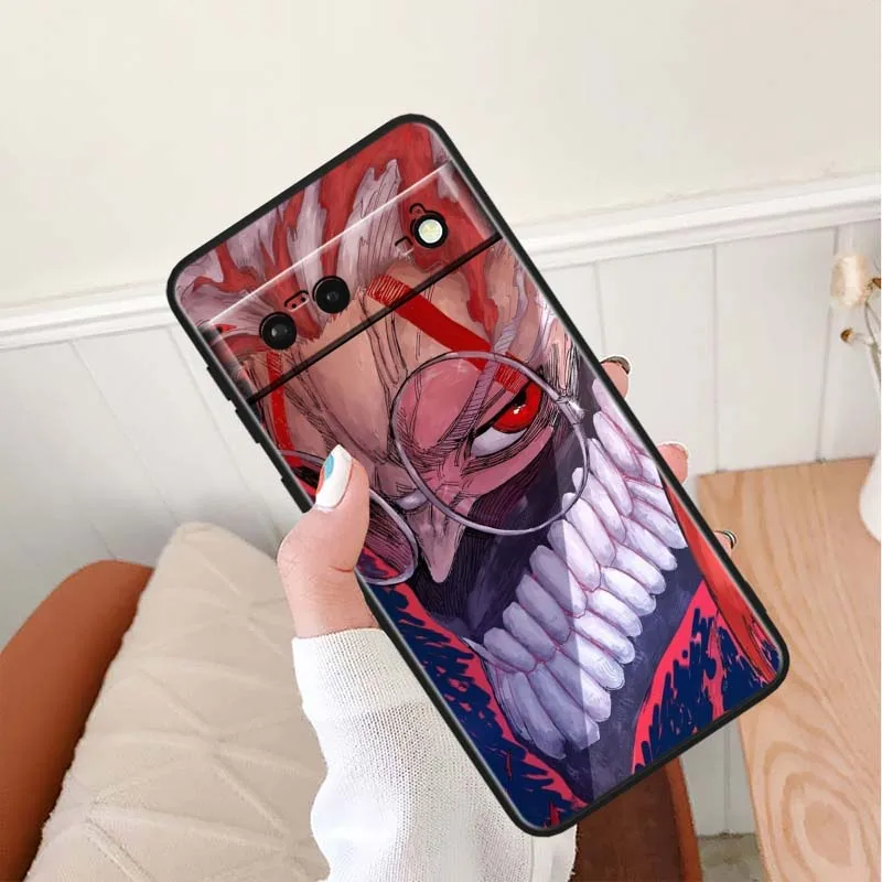 Funda de Anime Art Dandadan para Google Pixel 10 9 8 7 9a 8A 7a 6a XL Pro 5G funda de teléfono negra - imagen 4