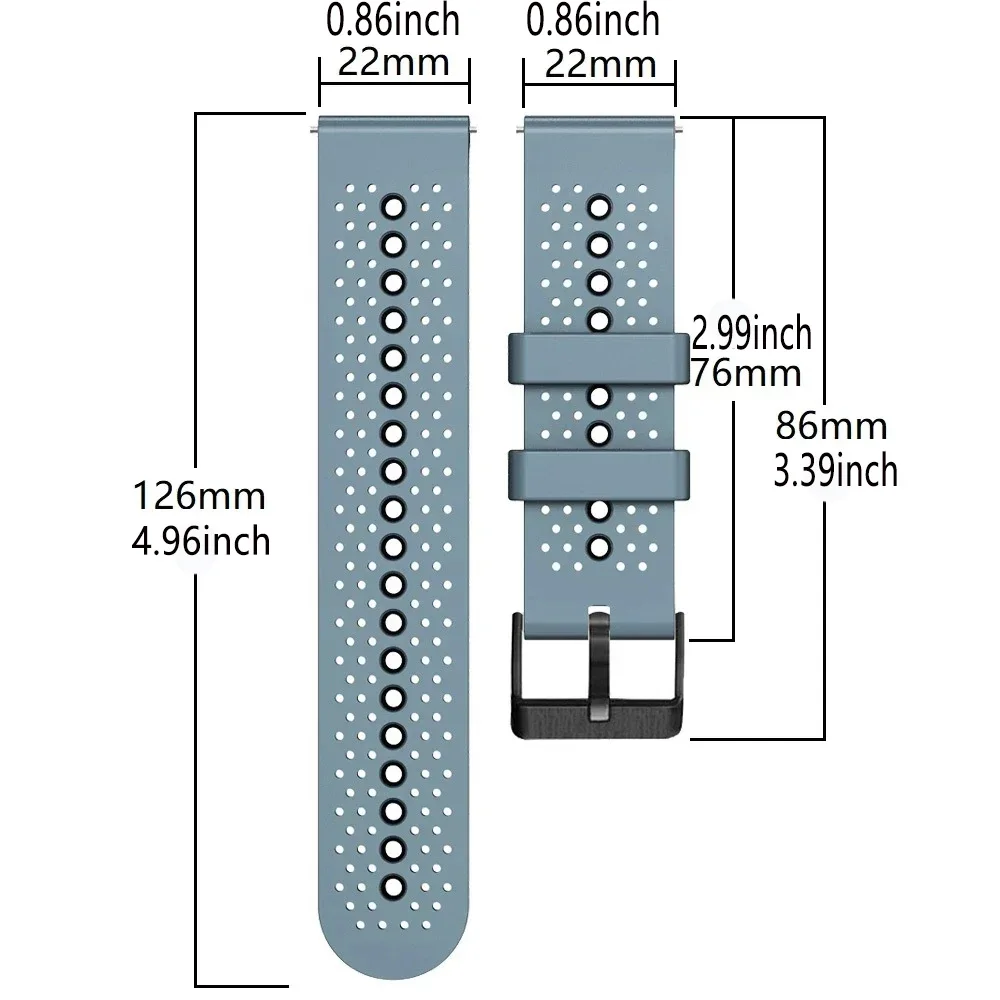 Correa de 22mm para Huawei Watch GT 5 GT5 pulsera de 46mm para Huawei GT4 GT3 GT2 Pro GT 4 3 2 Pro 46mm reemplazo de correa de reloj de silicona - imagen 2