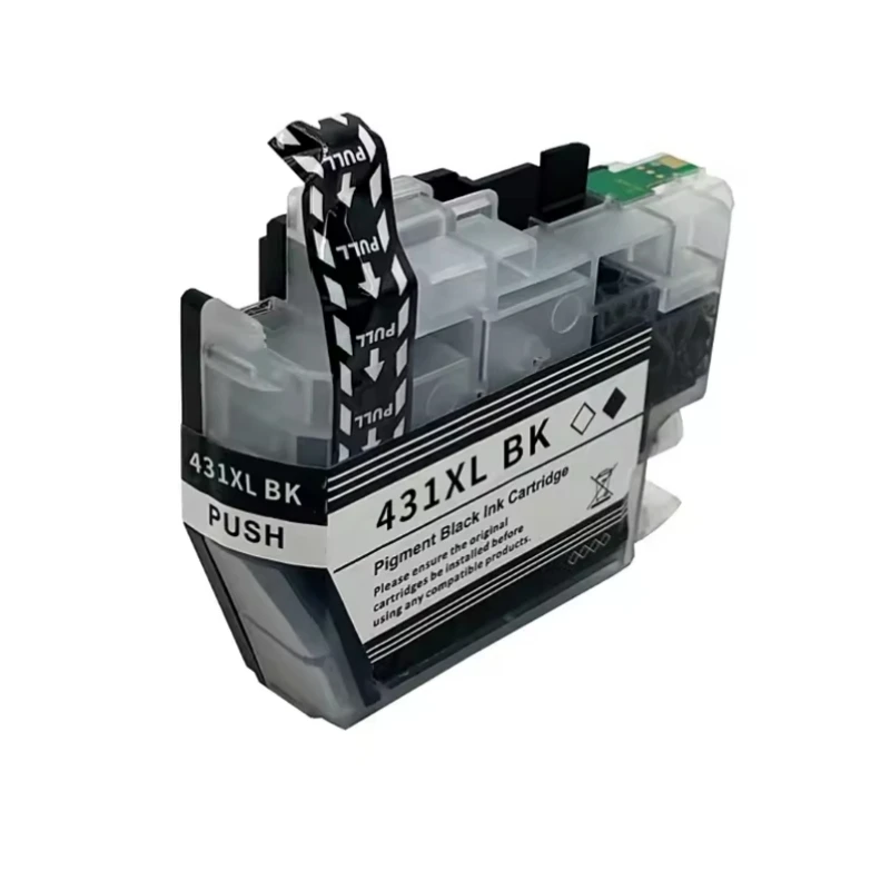 Cartucho de tinta de inyección de tinta Compatible para impresora Brother DCP-J1050DW DCP-J1140DW MFC-J1010DW J1050 J1140 J10 LC431 LC-431 LC431XL - imagen 2