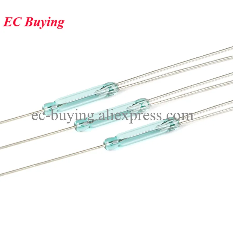 20 piezas/5 uds interruptor de láminas interruptor de inducción magnética normalmente abierto normalmente cerrado sin Sensor de conversión NC inducción 4*28MM 1,8*10 - imagen 4