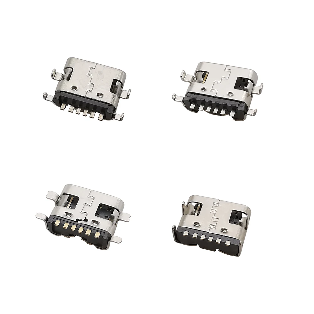 Conector USB tipo C de 40 piezas, Conector de puerto de carga hembra, 6/16 Pines, conector tipo C, soldadura PCB, SMD SMT, Adaptador tipo C para reparación de bricolaje - imagen 3