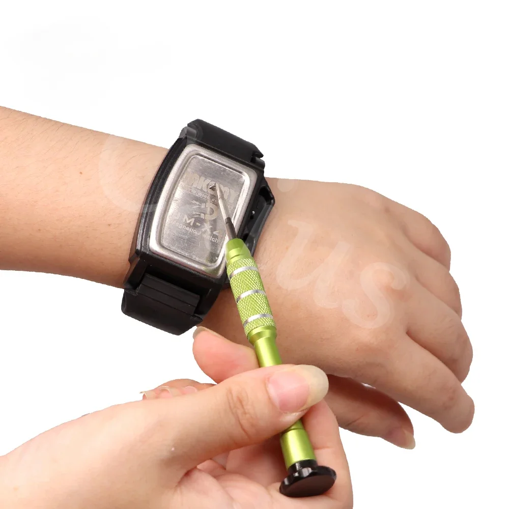 JAKEMY-muñequera magnética de JM-X4, pulsera de adsorción con tornillos pequeños, herramienta de mano de Asistente de reparación de teléfono - imagen 2