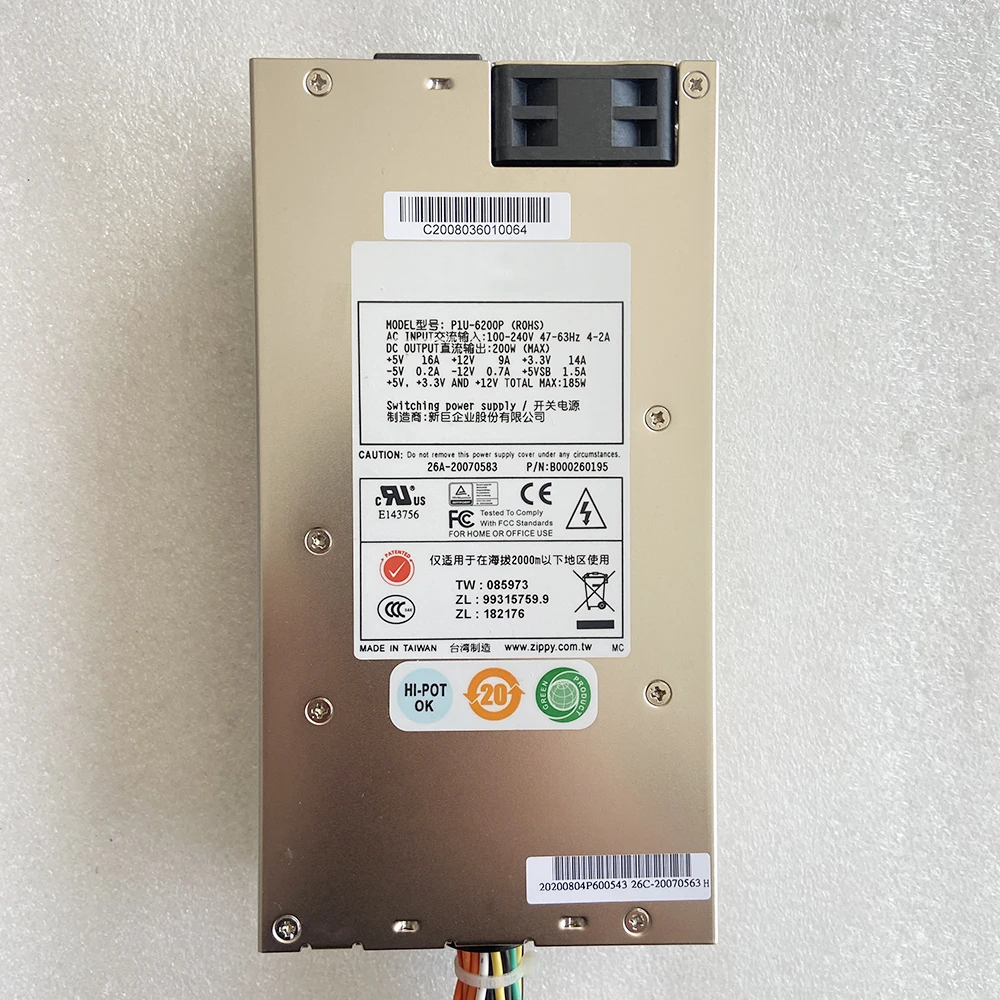 Fuente de alimentación del servidor P1U-6200P 200W B000260195 Totalmente probada - imagen 3