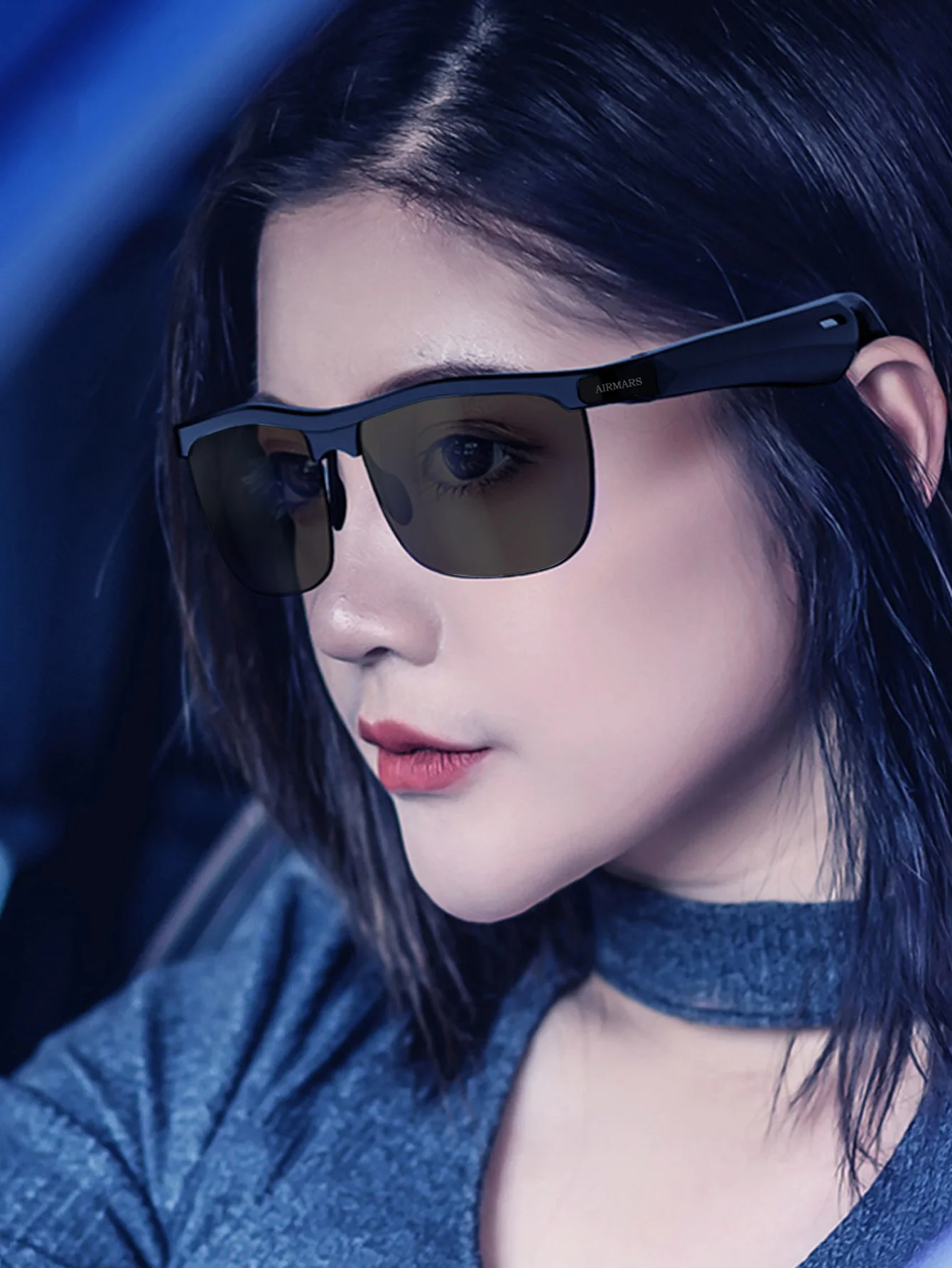 Gafas de traducción inteligentes AI, traducción en tiempo real de múltiples idiomas, gafas de música inteligentes impermeables de moda - imagen 4