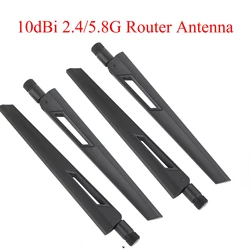 Antena WiFi Doble Banda 10 dBi SMA-RP-SMA Macho para Routers