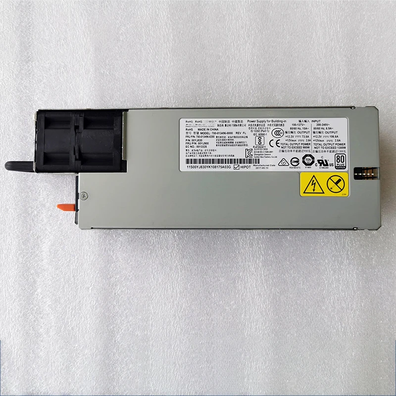 700-013496-J000 01EK249 01EK250 FlashSystem F840 F900 Server Power Supply 1300W