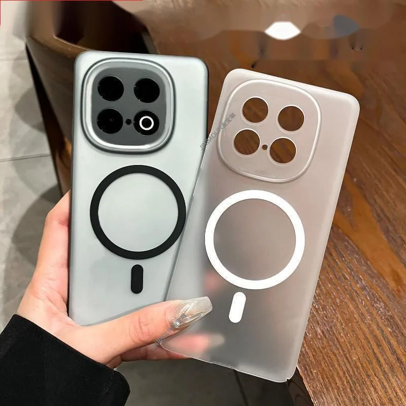 Funda esmerilada mate con carga inalámbrica Magsafe para iQOO neo 10, funda protectora semitransparente Global a prueba de golpes - imagen 2