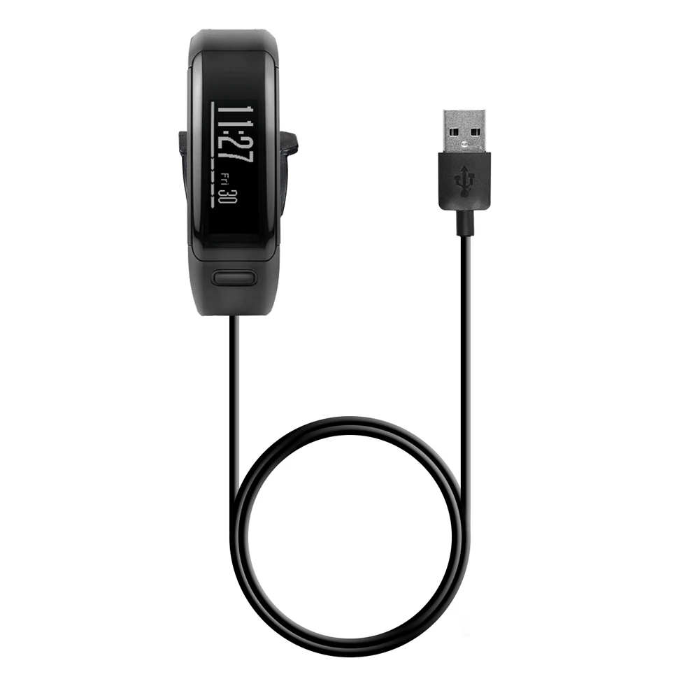 Cable de carga para cargador USB, Cable de carga de repuesto, soporte de base para reloj inteligente Garmin Vivosmart HR - imagen 4