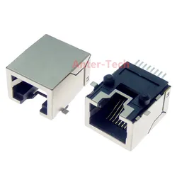 Conector Jack RJ45 8P8C SMT PCB - Montaje Superficial Ethernet