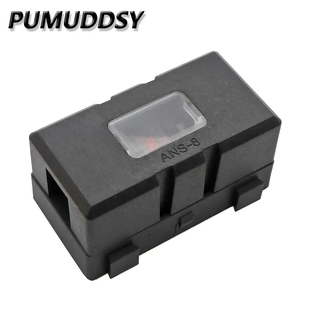 1 Uds 52x27,5mm ANS-8 tipo de enchufe de horquilla de trompeta soporte de fusible placa de seguridad Base portador de coche caja de fusibles tipo perno - imagen 2