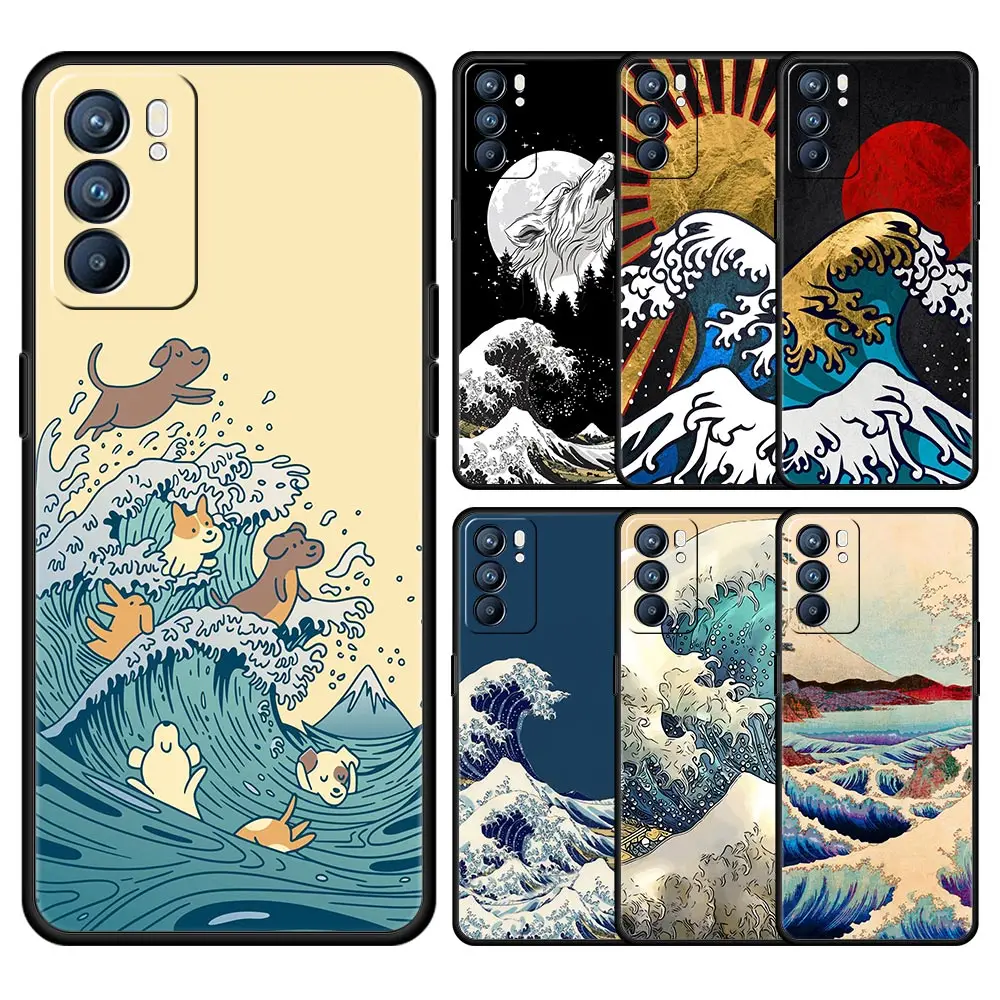 Funda dorada para Oppo A54 Reno7 SE Reno6 Pro Plus 5G Find X5 A53 A52 A9 2020 A95 A16 A76 A74 A15
